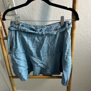 Zara Light Blue Jean Shorts